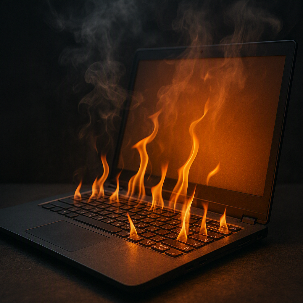 Laptop overheating
